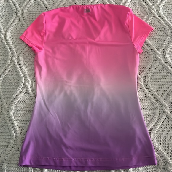 FILA pink to purple T shirt XS - Picture 2 of 4